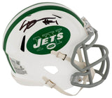 Sauce Gardner Signed New York Jets White Riddell Speed Mini Helmet - (Fanatics)