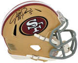 Jeff Garcia Signed San Francisco 49ers Riddell Speed Mini Helmet