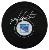 Mike Gartner Signed New York Rangers Logo Hockey Puck