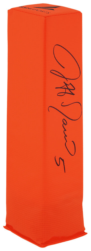 Jeff Garcia Signed BSN Orange Football Endzone Pylon