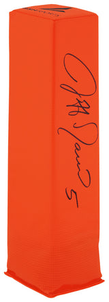 Jeff Garcia Signed BSN Orange Football Endzone Pylon