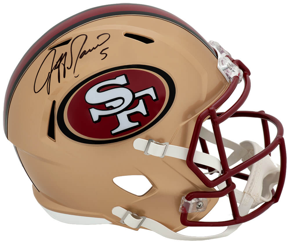Jeff Garcia Signed San Francisco 49ers Riddell Full Size Speed Replica Helmet