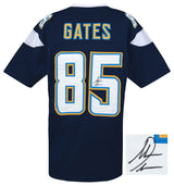 Antonio Gates Signed Navy Custom Jersey