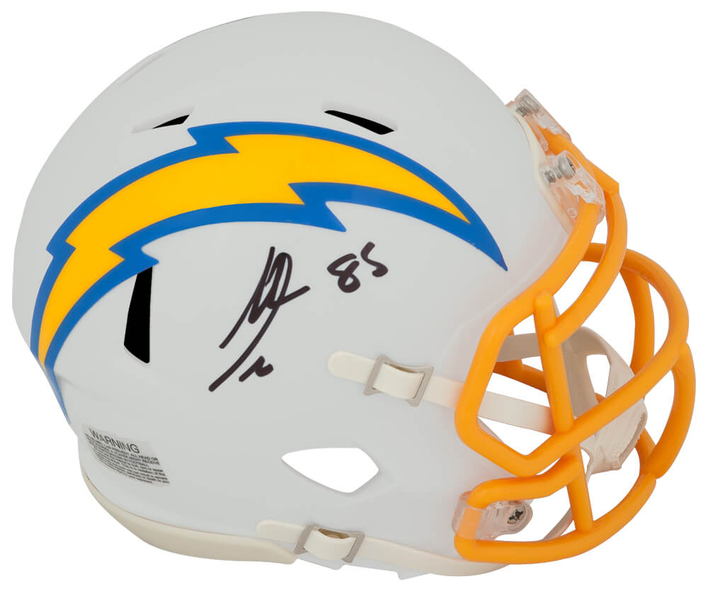 Antonio Gates Signed Chargers Riddell Speed Mini Helmet