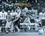 Willie Gault Signed Chicago Bears Super Bowl XX Catch B&W 8x10 Photo