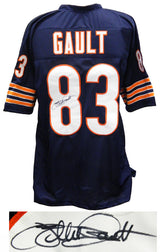 Willie Gault Signed Navy Custom Football Jersey