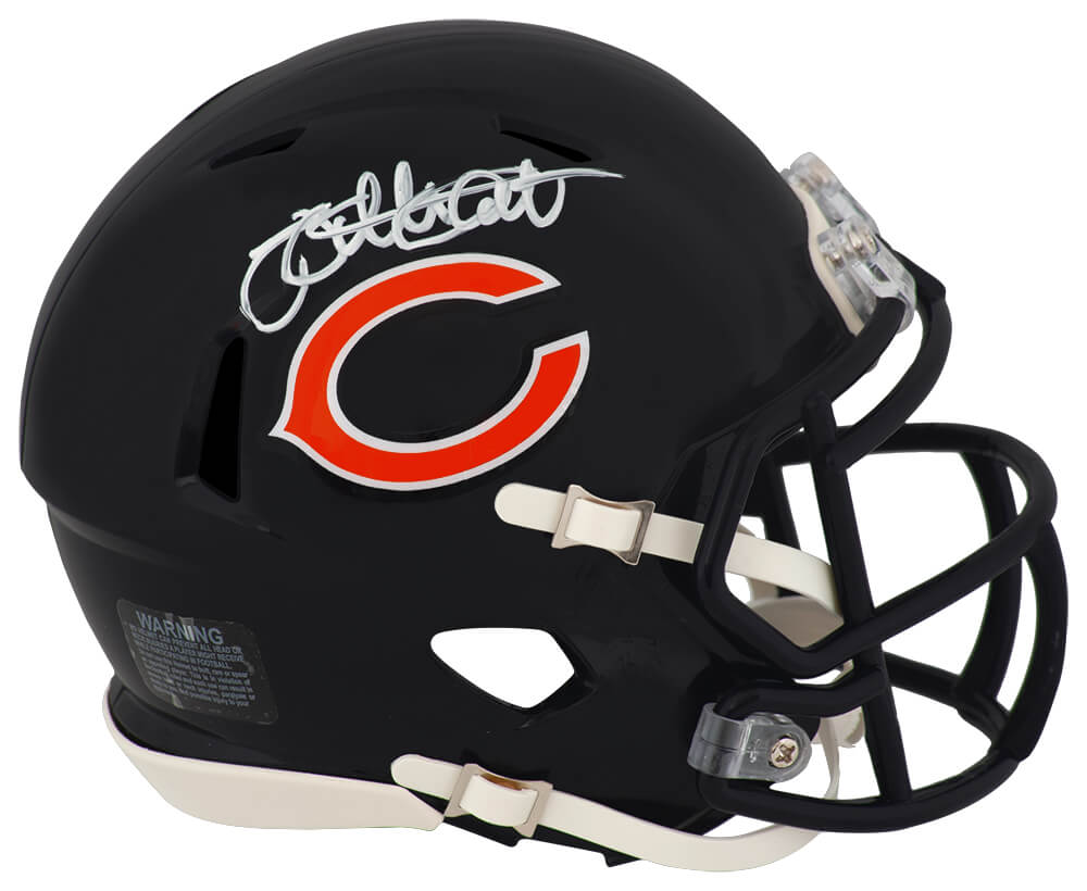 Willie Gault Signed Chicago Bears Riddell Speed Mini Helmet (In White)
