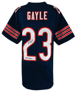Shaun Gayle Signed Navy Custom Football Jersey w/SB XX Champs