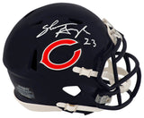 Shaun Gayle Signed Chicago Bears Riddell Speed Mini Helmet