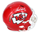 Jared Allen Autographed Kansas City Chiefs Speed Authentic Helmet Beckett Witnessed