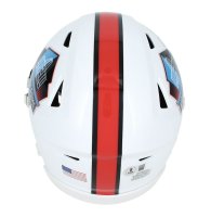 Howie Long Autographed/Inscribed "HOF 00" Hall of Fame Logo Speedflex Midi Helmet Beckett Witnessed