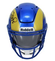 Matthew Stafford Autographed Los Angeles Rams Speedflex Midi Helmet Beckett Witnessed