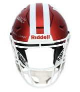 Aidan Fisher Autographed/Inscribed "2025 National Champs" Indiana Hoosiers National Champions Logo Speedflex Authentic Helmet Beckett Witnessed