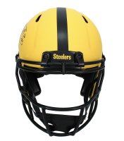 Jaylen Warren Autographed Pittsburgh Steelers RAVE Speed Authentic Helmet Beckett Witnessed