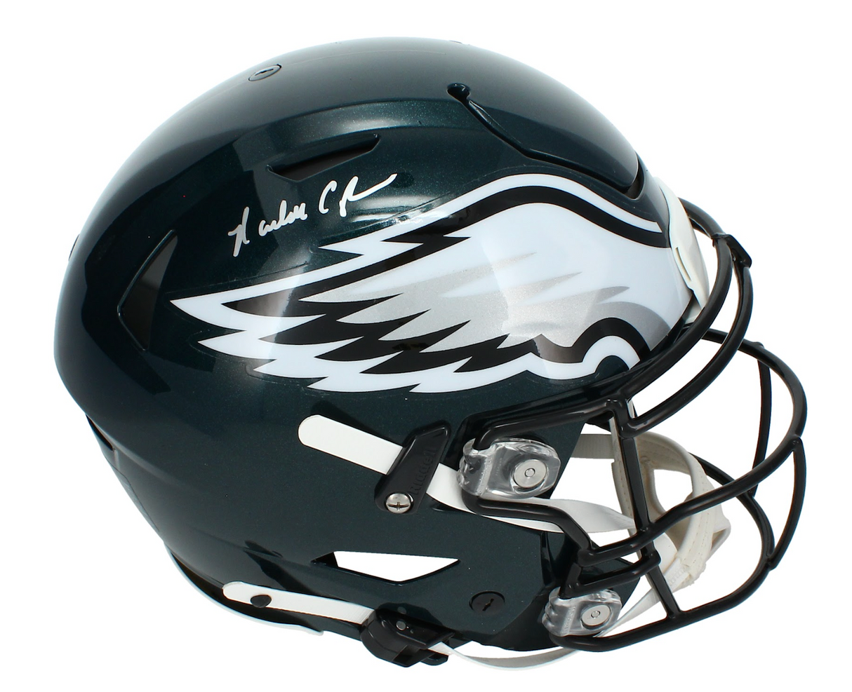 Randall Cunningham Autographed Philadelphia Eagles Speedflex Authentic Helmet Beckett Witnessed