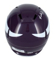 Randall Cunningham Autographed Minnesota Vikings 1983-01 Throwback Speed Full Size Helmet Beckett Witnessed