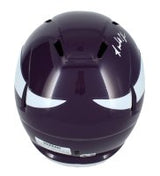 Randall Cunningham Autographed Minnesota Vikings 1983-01 Throwback Speed Full Size Helmet Beckett Witnessed