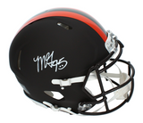 Myles Garrett Autographed Cleveland Browns Brown 2025 Alternate Speed Authentic Helmet Beckett Witnessed