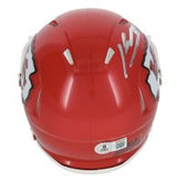 Kenneth Walker III Autographed Kansas City Chiefs Speed Mini Helmet Beckett Witnessed