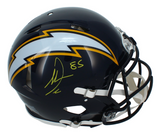 Antonio Gates Autographed Los Angeles Chargers Navy 2025 Alternate Speed Authentic Helmet Beckett Witnessed