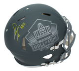 Antonio Gates Autographed Hall of Fame Logo Slate Speed Authentic Helmet Beckett Witnessed