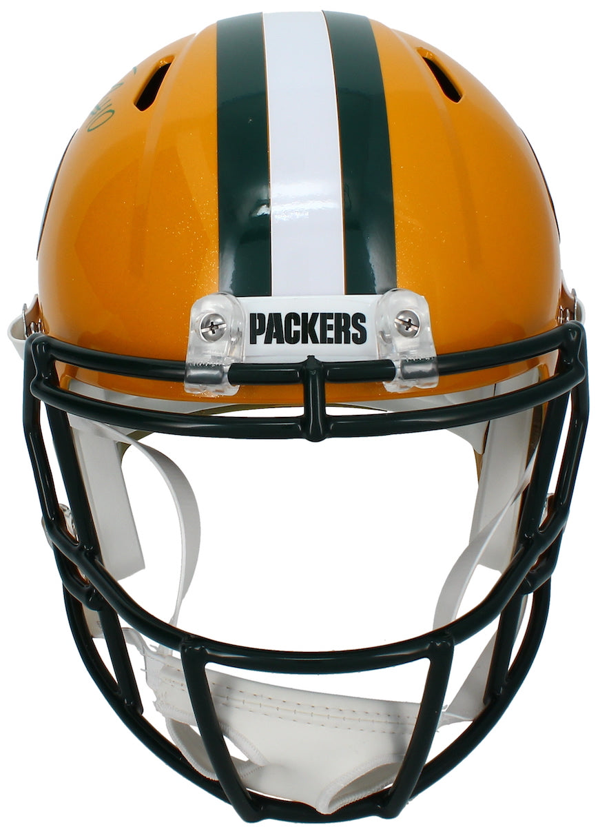 Jordan Love Autographed Green Bay Packers Speed Full Size Helmet Beckett Witnesed