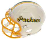 Jordan Love Autographed Green Bay Packers RETRO Speed Mini Helmet Beckett Witnessed