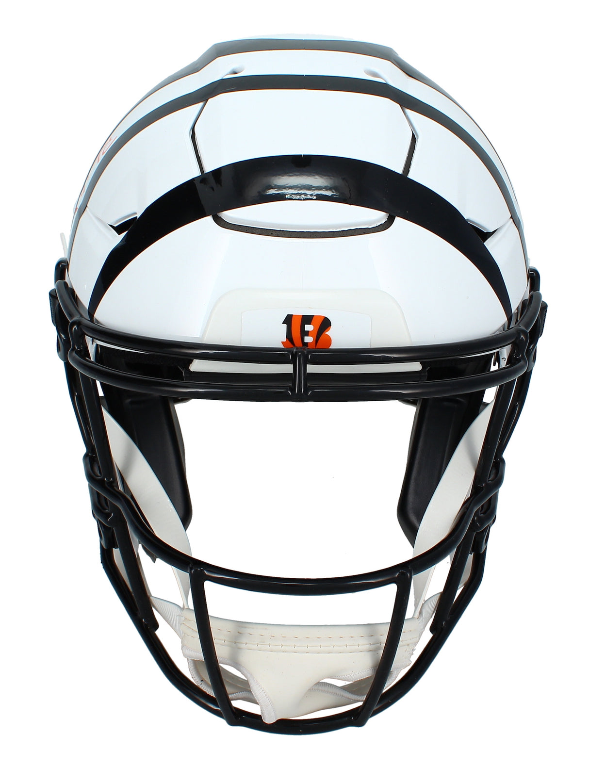 Ja'Marr Chase Autographed/Inscribed "24 TC" (Triple Crown) Cincinnati Bengals White 2022 Alternate Speedflex Authentic Helmet Beckett Witnessed