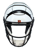 Ja'Marr Chase Autographed/Inscribed "24 TC" (Triple Crown) Cincinnati Bengals White 2022 Alternate Speedflex Authentic Helmet Beckett Witnessed