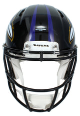Zay Flowers Autographed Baltimore Ravens Speed Authentic Helmet Beckett Witnessed