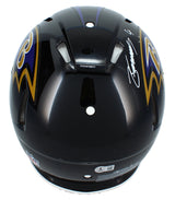 Zay Flowers Autographed Baltimore Ravens Speed Authentic Helmet Beckett Witnessed