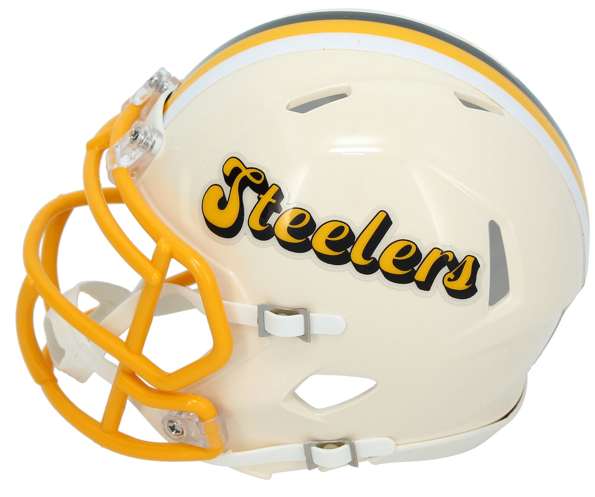 Mel Blount Autographed Pittsburgh Steelers RETRO Speed Mini Helmet Beckett Witnessed