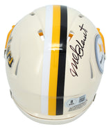 Mel Blount Autographed Pittsburgh Steelers RETRO Speed Mini Helmet Beckett Witnessed