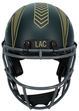 LaDainian Tomlinson Autographed Chargers 2025 Salute to Service Speed Authentic Helmet Beckett Witnessed