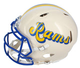 Jerome Bettis Autographed Los Angeles Rams RETRO Speed Full Size Helmet Beckett Witnessed