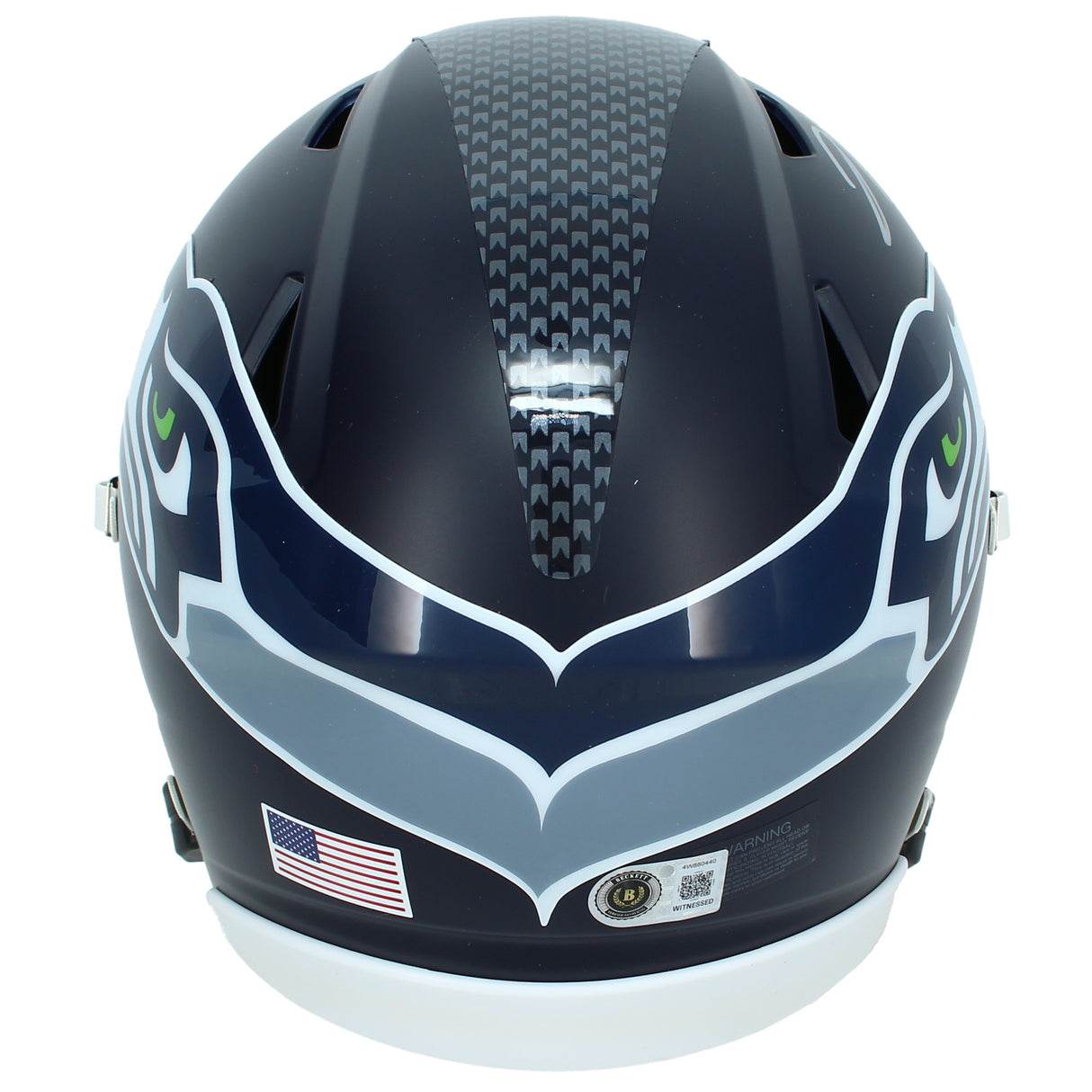 Jadarian Price Autographed Seattle Seahawks Speedflex Midi Helmet Beckett Witnessed