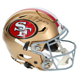 De'Zuan Stribling Autographed San Francisco 49ers Speedflex Authentic Helmet Beckett Witnessed