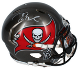 Tom Brady Autographed Tampa Bay Buccaneers Speed Authentic Helmet with Custom Printed Player Visor Fanatics