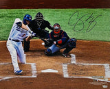COREY SEAGER Autographed Los Angeles Dodgers 2020 NLCS Game 6 Home Run 16" x 20" Photograph FANATICS