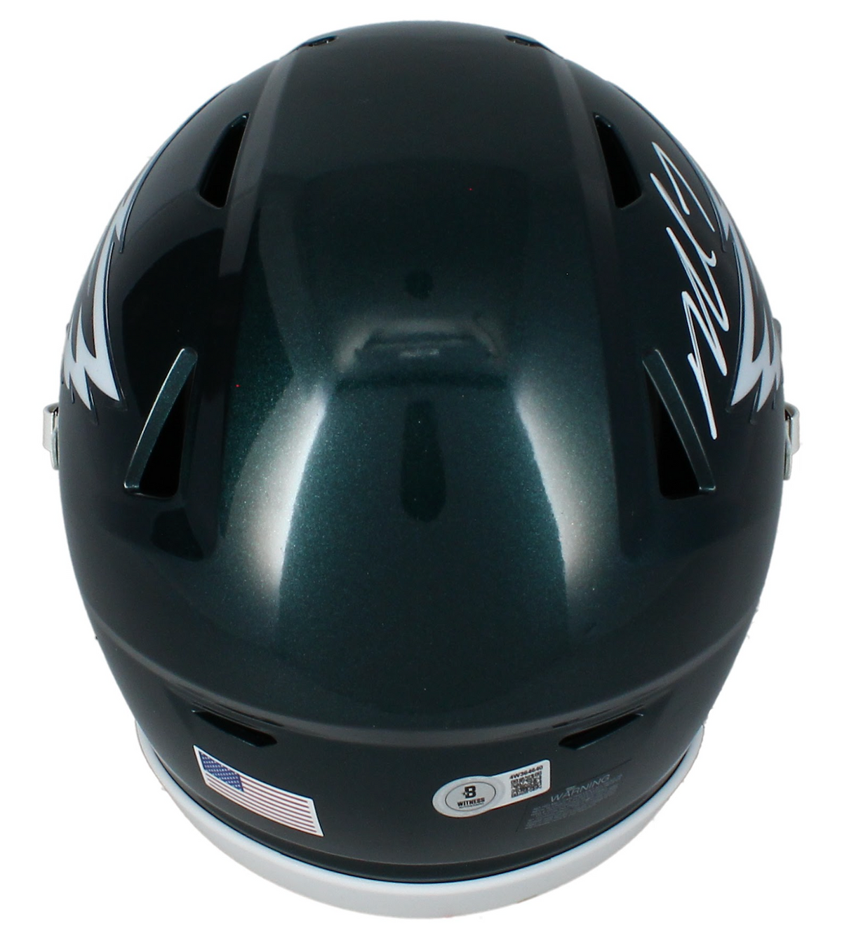 Michael Vick Autographed Philadelphia Eagles Speedflex Midi Helmet Beckett Witnessed