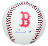 Roman Anthony Autographed Boston Red Sox Team Color Laces Official Logo Baseball Fanatics