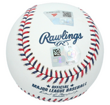 Roman Anthony Autographed Boston Red Sox Team Color Laces Official Logo Baseball Fanatics