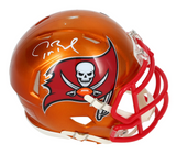 Tom Brady Autographed Tampa Bay Buccaneers Flash Speed Mini Helmet Fanatics