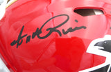 Andre Rison Autographed Atlanta Falcons Red Throwback Full Size Authentic Helmet "Bad Moon Showtime" Beckett BAS Witness #3W056105