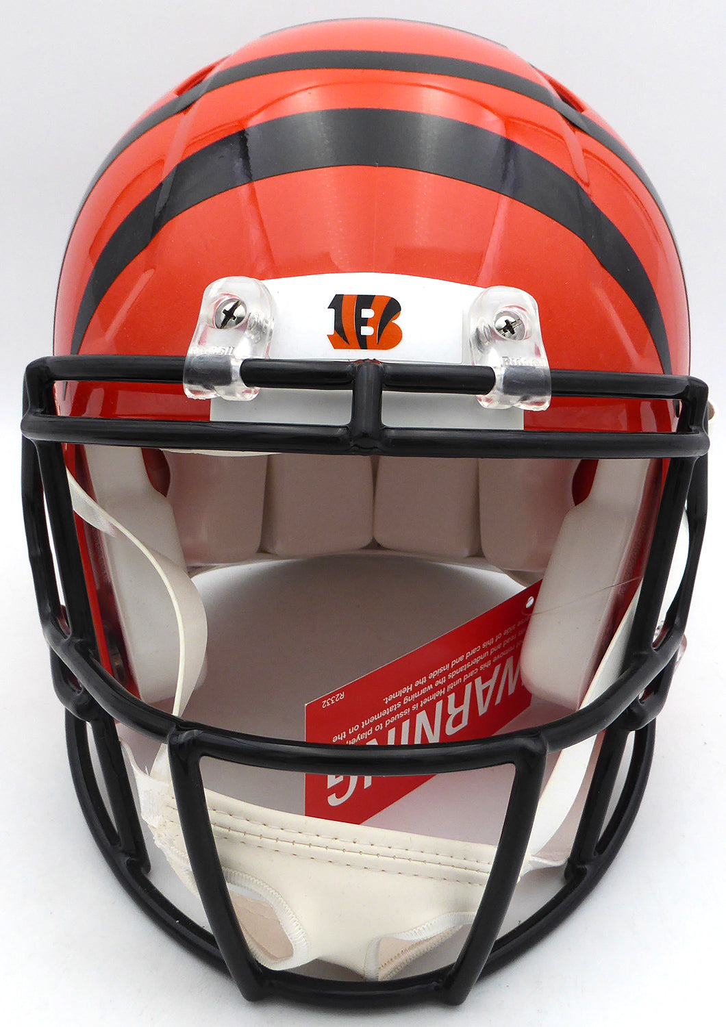 Ja'Marr Chase Autographed Cincinnati Bengals Full Size Authentic Helmet Beckett BAS Witness #3W056093