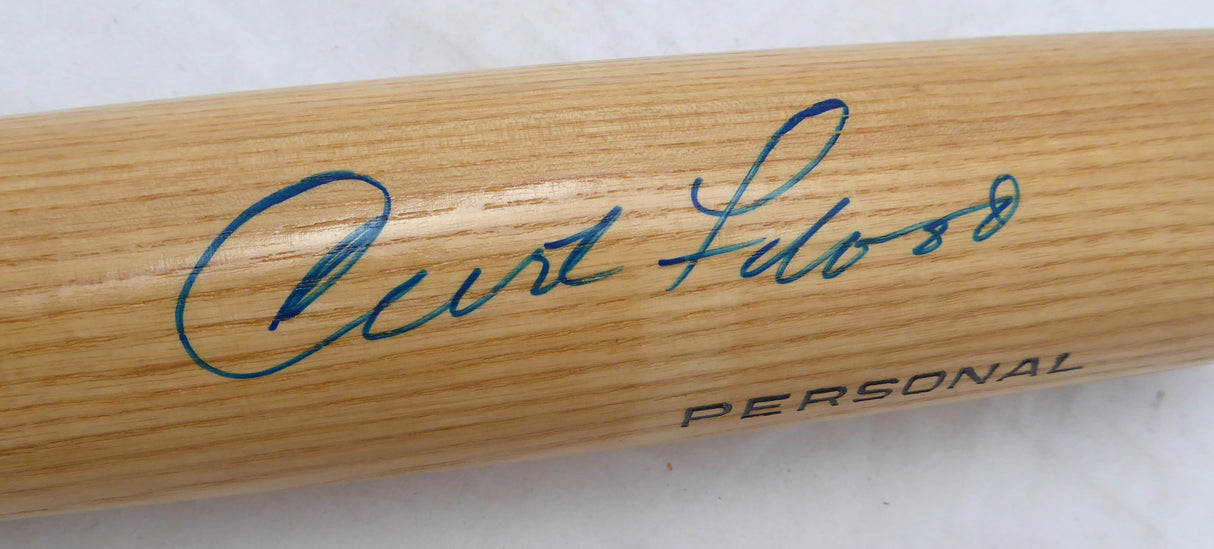 Curt Flood Autographed Adirondack Bat St. Louis Cardinals JSA #YY03207