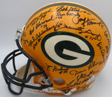 1966 Super Bowl I Champions Autographed Authentic Full Size Helmet Green Bay Packers 26 Signatures Including Bart Starr Beckett BAS #AE08384