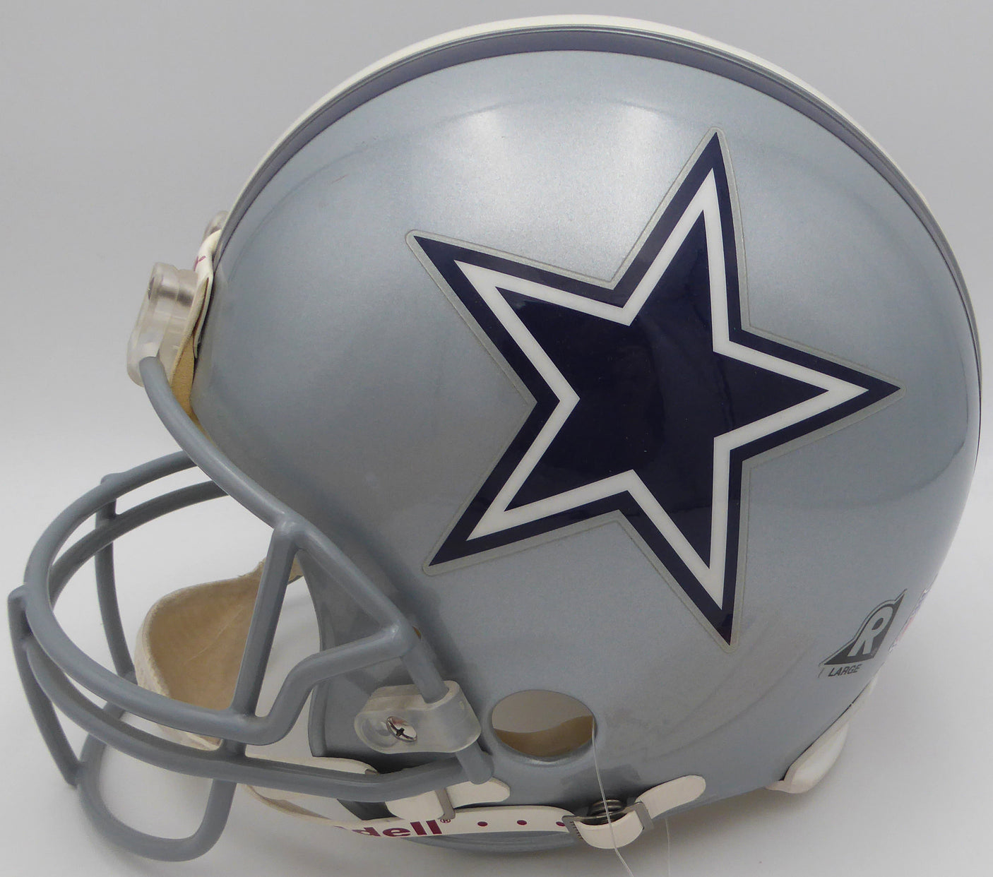 Bob Lilly Autographed Authentic Full Size Helmet Dallas Cowboys "HOF 80 SB VI Champs" (Very Light Signature) Beckett BAS QR #BP55212