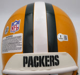 Brett Favre Autographed Authentic Full Size Helmet Green Bay Packers (Chip by Signature) Beckett BAS QR #BP55348