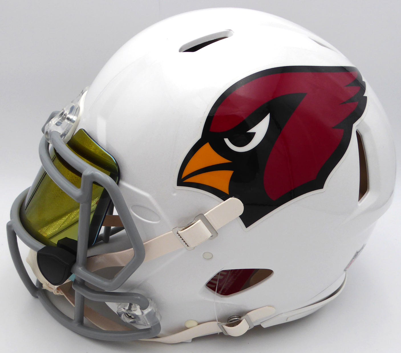 Simeon Rice Autographed Authentic Full Size Helmet Arizona Cardinals With Visor Beckett BAS QR #BP55362